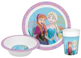 Disney Regatul de gheață Enchanted set de masă, set micro plastic într-o cutie