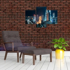 Tablou - Noaptea în Kuala Lumpur (90x60 cm)