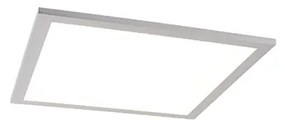 Plafoniera oțel 40 cm incl. LED și telecomandă - Liv