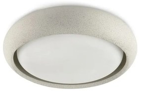 Plafoniera LED exterior iluminat minimalist IP44 ANGA 24cm alba
