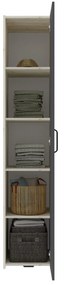 Set haaus V9, Pat 200 x 160 cm, Stejar Alb/Antracit