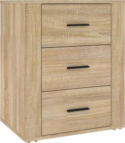 vidaXL Noptieră, stejar sonoma, 50x36x60 cm, lemn prelucrat