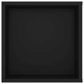 Dulap TV montat pe perete, negru, 102x35x35 cm, PAL 1, Negru