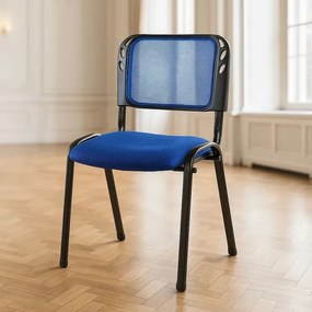 Scaun conferință pliabil  - albastru