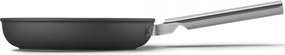 Tigaie cu capac SMEG CKFF2401BLM, 1,9 l, Ø24 cm, Acoperire cu teflon, Pana la 250°C, fără PFAS, Inductie, Negru