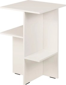 Noptieră grej cu rafturi Atik – noo.ma