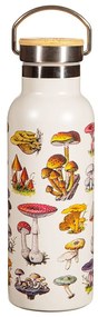 Sticlă pentru copii crem din oțel inoxidabil 500 ml Vintage Mushroom - Sass & Belle