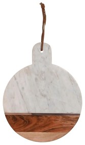 Tocator Marble din lemn si marmura 38x30 cm