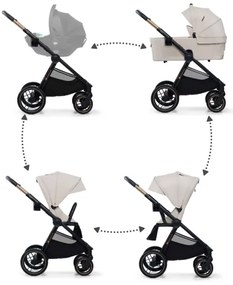 Cărucior de copii combinat 2 în 1 KINDERKRAFT NEA 2 bej