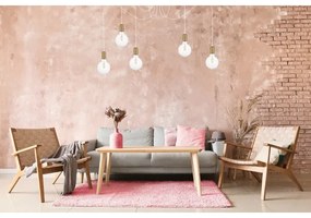 Lustră pe cablu MIROS 5xE27/60W/230V albă/aurie