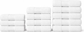Set 12 Prosoape 100% Bumbac – Ușoare &amp; Absorbante, Ideale pentru Uz Zilnic