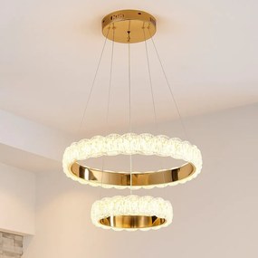 Pendul LED L75306/500+300 FGD, 168W, cu Telecomandă și Lumină Reglabilă 3000K–6500K