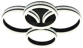 Lustră LED dimabilă, montaj aplicat pe tavan, 150W, 230V, 3000-6500K, cu telecomandă