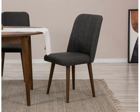 Set mobilier sufragerie Nidupo 7 (Nuc + antracit) (pentru 2 persoane). 1093768