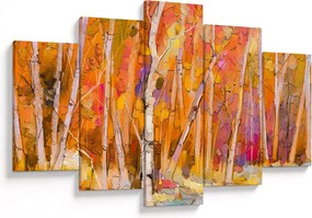 Tablou - Pădurea toamna (150x105 cm)