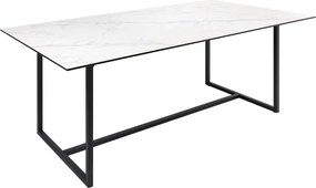 Masa moderna, Ceramica, Alb marmorat, SYMBIOSE 200cm A-6541088 VC