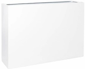 Ghiveci Jort Slim, alb lucios, dimensiuni multiple - PotteryPots Mărime: L - v. 90 cm