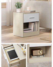 Set de noptiere E1081, stejar, 2 buc.