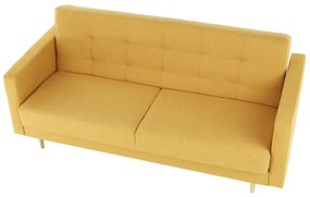 Ansamblu tapiţat, material muştar, AMEDIA