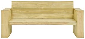 Banca de gradina, 179 cm, lemn de pin tratat