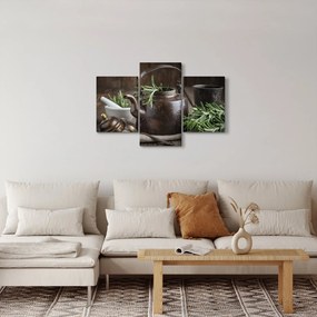 Tablou - Ceainic cu rozmarin (90x60 cm)