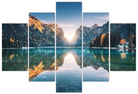 Tablou - Lacul montan (150x105 cm)
