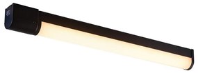 Nordlux - Lumină LED pentru oglindă de baie cu priză, 15W, 230V, IP44, 68,4 cm, negru