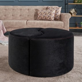 Taburet Alis Pouf negru