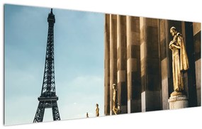 Tabou din piața Trocader, Paris (120x50 cm)