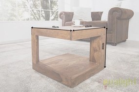 Masuta Living din lemn de trandafir Giant S 45cm Sheesham A-37459 VC