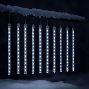 Lumini de Crăciun cu efect cascadă - alb rece
