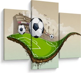 Tablou - Teren de fotbal (90x60 cm)