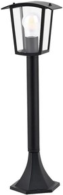 Stalp mic pentru iluminat exterior IP44 Taverna negru, transparent