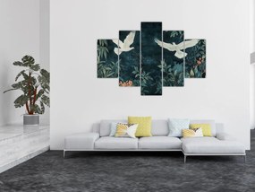 Tablou - Două porumbei (150x105 cm)