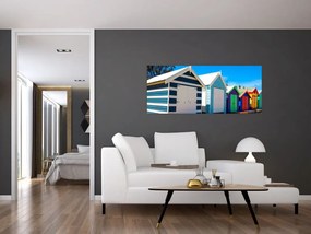 Tablou - Plaja Brighton, Melbourne, Australia (120x50 cm)