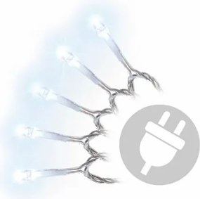 Lanț LED Garth de Craciun - 9 m, 100 diode, alb rece