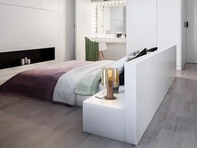 Veioza design modern Venize cupru/ chihlimbar