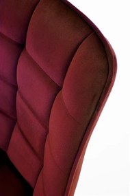 Set 6 scaune K332 velvet bordo