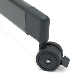 Baby Mix Pătuț suplimentar Rose gri, 84 x 80 x 52 cm