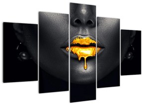 Tablou - Buzele femeii (150x105 cm)