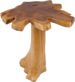 Masuta din lemn de tec Nature Root 60cm A-38238 VC