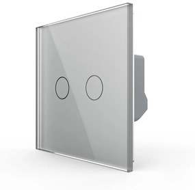 Intrerupator Dublu cu Revenire, Contact Uscat si 12/24V cu Touch LIVOLO – Serie Noua