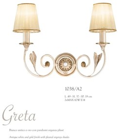 Aplica de perete LUX realizata manual Greta