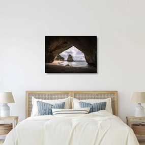 Tablou pe sticlă din peșteră, Noua Zeelanda (70x50 cm)
