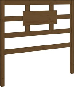 vidaXL Tăblie de pat, maro miere, 95,5x4x100 cm, lemn masiv de pin