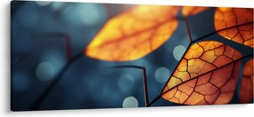 Tablou - Textura frunzelor (120x50 cm)