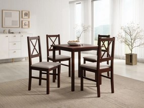 Scaun tapitat, din lemn, Milo X, ADRK Furniture (Culoare: Sonoma / Opium 20)