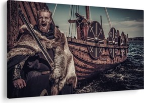 Tablou - Războinic viking (90x60 cm)