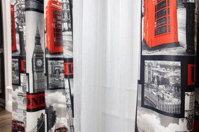 Set Complet Perdea + Draperie pentru fereastra London - 200 cm