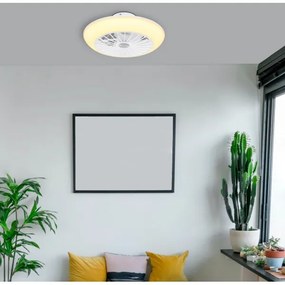 Globo LAFEE 03632W - Plafonieră LED cu ventilator, LED/18W/230V
